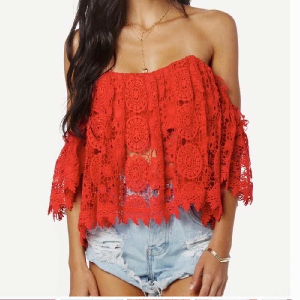 Tularosa Amelia crop top size L